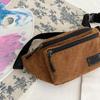 Riñonera de Pana Personalizada de Fábrica para Mujer Bolso Pequeño de Lona para Hombro Cruzado para Mujer Bolso de Pecho de Moda para Mujer