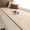 Cojín de piel para mirador, alfombrilla vintage para alféizar, adecuado para todas las estaciones, con un toque de lujo ligero y alta gama, una herramienta mágica para la renovación de miradores de dormitorio y balcón