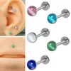 Lip nail ear bone nail de venta caliente europea y americana Opal color mágico joyería de perforación comercio electrónico transfronterizo fábrica venta al por mayor en línea