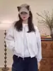 Chaqueta Corta Sencilla de Color Sólido con Cuello Alto, Estilo Nuevo de Primavera para Mujer, Chaqueta Superior Holgada y Versátil de Estilo Coreano de Alta Gama, Adelgazante
