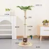 Nuevo producto transfronterizo: Árbol Trepador Grande para Gatos Naranja, Rascador para Gatos Ahorrador de Espacio, Resistente a los Arañazos, Poste Rascador para Gatos que No Suelta Pelo