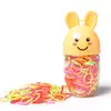 Gomas Elásticas Infantiles de Pascua Transfronterizas Que No Dañan el Cabello, Accesorios Negros para el Cabello, Ligas para el Cabello de Niñas, Gomas Desechables para el Cabello