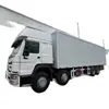 Exportación de Camiones Usados Howo de Cuatro Ejes Delanteros y Ocho Traseros 8x4 para Contenedores de 371 Caballos de Fuerza Grandes Camiones para Transporte Expreso