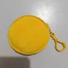 Bolsa de Monedas Pequeña de Felpa Corta de Colores Dulces para Niños y Adultos Colgante Bolsita de Monedas Colorida Bolsa de Regalo Dulce Almacenamiento