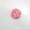 Olhos grandes artificiais biscoito creme capa de celular acessórios desenho animado grampo de cabelo linha fina sapatos buraco feito à mão acessórios faça você mesmo