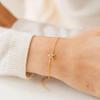 Pulseira Europeia e Americana de 26 Letras do Alfabeto Inglês Cobre Banhado a Ouro 14K Pulseira Avançada Feminina Explosões da Amazon Pulseira Totalmente de Diamante