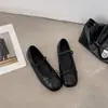 Zapatos Mary Jane Retro Franceses para Mujer 2026 Nuevo Estilo Suela Plana Boca Baja Zapatos de una Sola Pieza Correa Única Suela Suave Versátiles Zapatos de Abuela