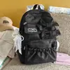 Nova Mochila Escolar Estilo Japonês Ins, Mochila Fofa com Laço para Meninas do Ensino Médio, Estilo Universitário, Mochila Leve e Doce