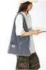 Bolsa de Mezclilla de Gran Capacidad Yuezi para Mujer 2026 Nueva Ligera Versátil para el Trabajo Bolso de Hombro Estilo Perezoso Bolsa de Lona