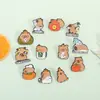Broche Fofo Novo de Dados de Mahjong Kapibala Transfronteiriço Série Criativa de Desenho Animado Capivara Fofa Pin