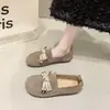 Mocasines con Lazo para Mujer 2026 Otoño Nuevos Planos Suela Suave Slip-On Zapatos Birkenstock