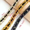 Lujo Ligero Resistente Terciopelo con Lentejuelas Tejido Cadena Metálica Cadena Decorativa para Ropa y Bolsos Accesorios DIY Cadena Venta al por Mayor