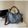 Bolsa Grande de Alta Qualidade Estilo Relaxado para Mulheres 2026 Nova Bolsa de Ombro Transversal Estilo Retro Bolsa de Mão Tote Tendência