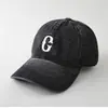 Gorra de Béisbol de Mezclilla Bordada con Letra de Primavera para Hombres y Mujeres, Gorra de Pato Versátil a la Moda y Casual para Proteger del Sol