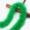 Tira de plumas planas de color directo de fábrica Tira de lana de pavo materiales de decoración manualidades regalo de Navidad DIY