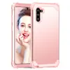 Funda Protectora Adecuada para Samsung A12/A13/A32 S25 Diseño de Panel Trasero Tres en Uno Funda Protectora Anti-Doblado