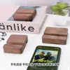 Nuevo Soporte de Madera Sencillo para Teléfono de Escritorio Hecho de Madera de Haya y Nogal Negro, un Gran Accesorio para el Hogar, Se Puede Imprimir con un Logo