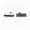 Interruptor de Alavanca Mini Pequeno Horizontal de Oito Pinos Msk13C02 com Iluminação LED, Interruptor Deslizante Micro de Três Posições com Alavanca Lateral