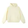 Venta al por mayor de sudaderas con capucha de forro polar de color sólido estilo europeo de 380G para otoño e invierno, disponibles en tallas grandes para hombres y mujeres, con diseños de moda y opciones de impresión personalizadas