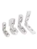 Conector de Ranura en Esquina con Accesorios Integrados para Perfil de Aluminio 2020/3030/4040/4545, Fijación en Ángulo Recto en Forma de L, Norma Nacional Europea