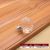 Tirador de cristal de un solo orificio k9 con forma de diamante, esférico, redondo, moderno, de vidrio transparente, para puerta de gabinete de cajón, tirador para mueble de 30 mm