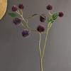 Dente de Leão Artificial de Galho Único com Pom-Pom, Fruto de Cardo de Azevinho, Modelo de Casa Nórdica, Sala de Modelo, Design de Casamento, Arranjo de Flores, Atacado