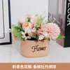 Flor Artificial Planta Verde Pequenos Enfeites Entrada Sala de Estar Decoração de Casa Mesa de Escritório Aparador Decoração Floral