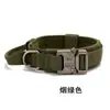 Collar táctico para perros, de nailon, para exteriores, con tracción, para perros militares, de entrenamiento para perros medianos y grandes.