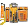 Herramientas de Ferretería para el Hogar Kit de Reparación Multifuncional: Destornillador, Llave Inglesa Ajustable, Probador de Voltaje, Martillo de Uñas, Cúter, Sierra de Mano