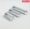 Manija de ocultación manija de cajón manija empotrada de aluminio espacial moderno cierre de aleación de aluminio empotrado para puerta corredera promoción
