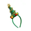 Nueva Diadema de Árbol de Navidad Tela Navideña Decoración de Carnaval Accesorios Fiesta Festiva Performance Diadema de Año Nuevo Mayoreo