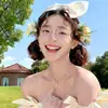 Elemento Popular do Xiaohongshu Colar de Zircônia Estrela Rosa Luxo Acessível Estilo Ins de Alta Qualidade Acessórios de Joias de Nicho para Mulheres