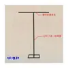 Novo Casamento no Gramado Haste Telescópica de Ferro Forjado para Casamento Tecido de Gaze Seda Leite Chiffon Arco Decorativo Suporte em Forma de T