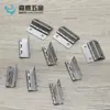 Bisagra de tres pliegues accesorios de bisagra para puerta de mueble armario bisagra de hierro plegable doblada ferretería para marco de fotos armario de zapatos armario con espejo venta al por mayor