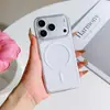 Aplicable a iPhone 18 Pro Max Funda de Teléfono Magnética Transparente de Gama Alta Apple 17 Ultra-Delgada Anti-Caídas 16 Funda Protectora