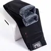 Jeans Gruesos Forrados de Polar Transfronterizos para Hombre, Nuevos Pantalones Largos Casuales de Pierna Recta, Corte Holgado, Elásticos para Otoño e Invierno
