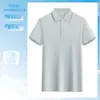 Camisa Polo de Color Sólido con Protección Solar de Algodón de Fibra Larga de Xinjiang para Hombres y Mujeres, Ropa de Trabajo de Manga Corta para Negocios con Logo Personalizado