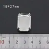 Ventas directas de fábrica con soporte de garra con agujero soporte inferior ropa de boda zapatos de boda accesorios DIY cobre plata costura a mano accesorios de taladro con forma 30
