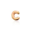 Transfronterizo nuevo 26 letras inglesas costura lindo colgante personalidad DIY gratis con collar creativo DZK