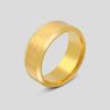 Anillo de acero de titanio esmerilado europeo y americano caliente transfronterizo, anillo de acero inoxidable brillante cepillado para hombres, anillo simple y liso