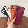 Funda de Teléfono TPU Skin de Ajuste Instantáneo Llamativa para iPhone 18 PM Apple 17 Funda de Teléfono con Patrón de Lichi Piel de Cordero