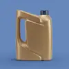 Contenedor de Aceite de Plástico HDPE de 4 Litros con Línea de Nivel de Líquido, Sellado y a Prueba de Fugas, Adecuado para Diésel, Gasolina, Aceite Lubricante y Anticongelante