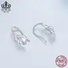 Ganchos de Oreja de Lirio de Calas con Diseño Elegante de Aifula Pendientes Versátiles Plata de Ley S925 Pendientes de Moda Joyería al por Mayor para Mujeres
