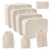 Bolsa de Armazenamento Portátil de Grande Capacidade Bolsa de Viagem Dobrável Conjunto de Sete Peças para Viagem Bolsa de Armazenamento Bolsa de Armazenamento Grande Capacidade Senso de Alto Nível