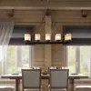 Estilo Country Americano Transfronterizo Madera Maciza Comedor, Sala de Estar, Barra de Comedor, Lámpara de Techo de Madera Simple y Única, Decoración Creativa para el Hogar