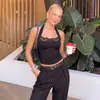 Ropa de mujer transfronteriza europea y americana 2026 verano nueva moda encaje patchwork espalda descubierta cuello halter corbata top camisola versátil