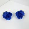 Flor de jabón de rosa roja simulada de alta calidad de tres capas con cabeza de flor grande al por mayor, Flor de jabón de tres capas con base, Flor hecha a mano