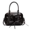 Bolsa de Ombro Feminina de Couro de Alta Qualidade, Moda de Nicho, com Laço, para Axila, Nova Coleção Inverno 2024, Portátil