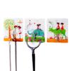 Gancho de plástico sin costuras para colgar ropa, con impresión de dibujos animados, sin clavos, para puerta de cocina y baño, venta al por mayor