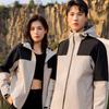 Chaqueta antistática de alta elasticidad resistente al desgaste con bloqueo de temperatura para equipo de hombres, ropa de trabajo negra, cortavientos, impermeable, chaqueta para exteriores, personalización